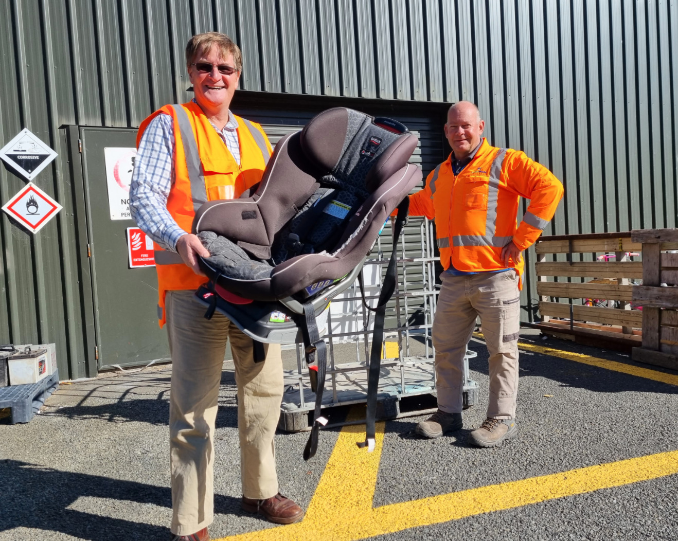 Taupō trials car seat recycling Inside Government NZ