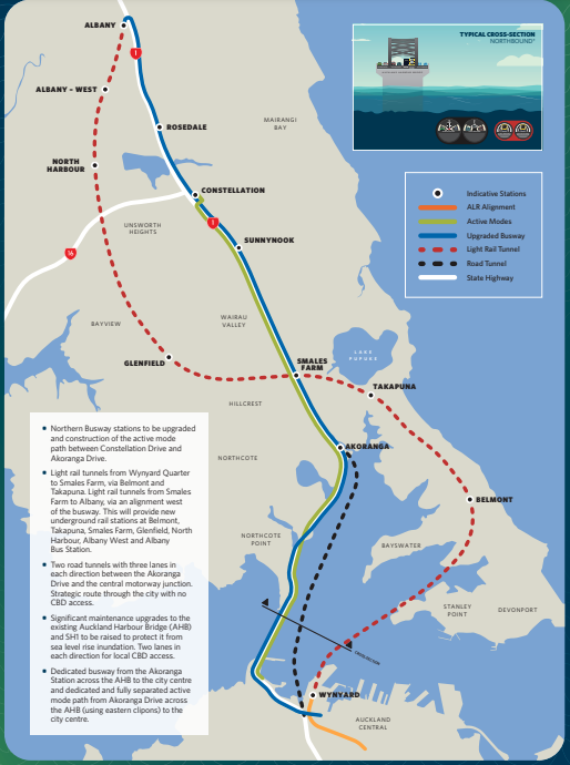 Phased tunnels proposed for second harbour crossing - Inside Government NZ