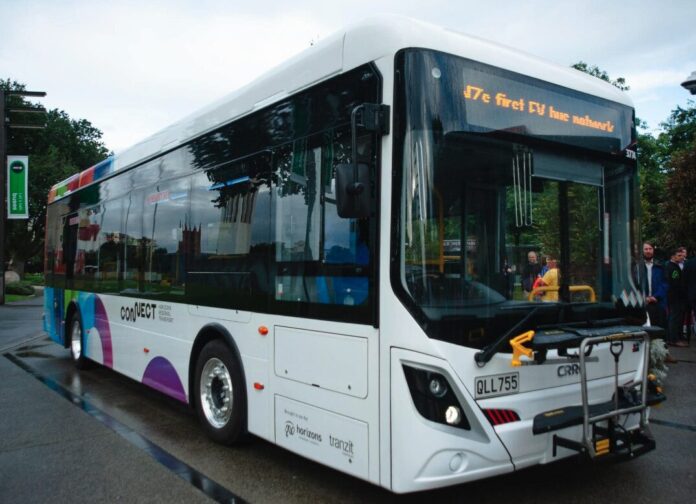 NZ's first fully electric bus fleet hits the road in Palmerston North ...