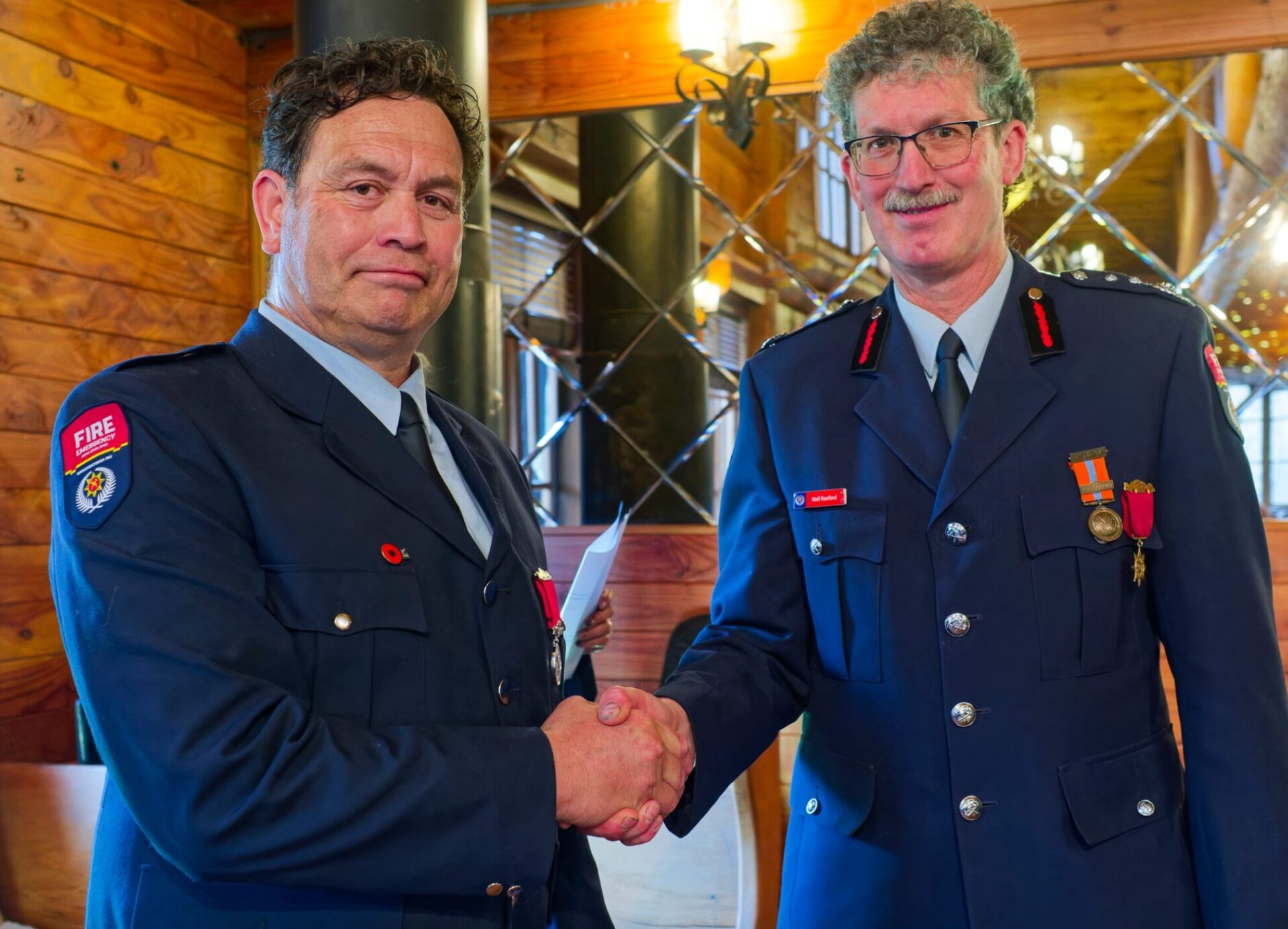 Ruapehu Mayor recognises fire volunteers Inside Government NZ