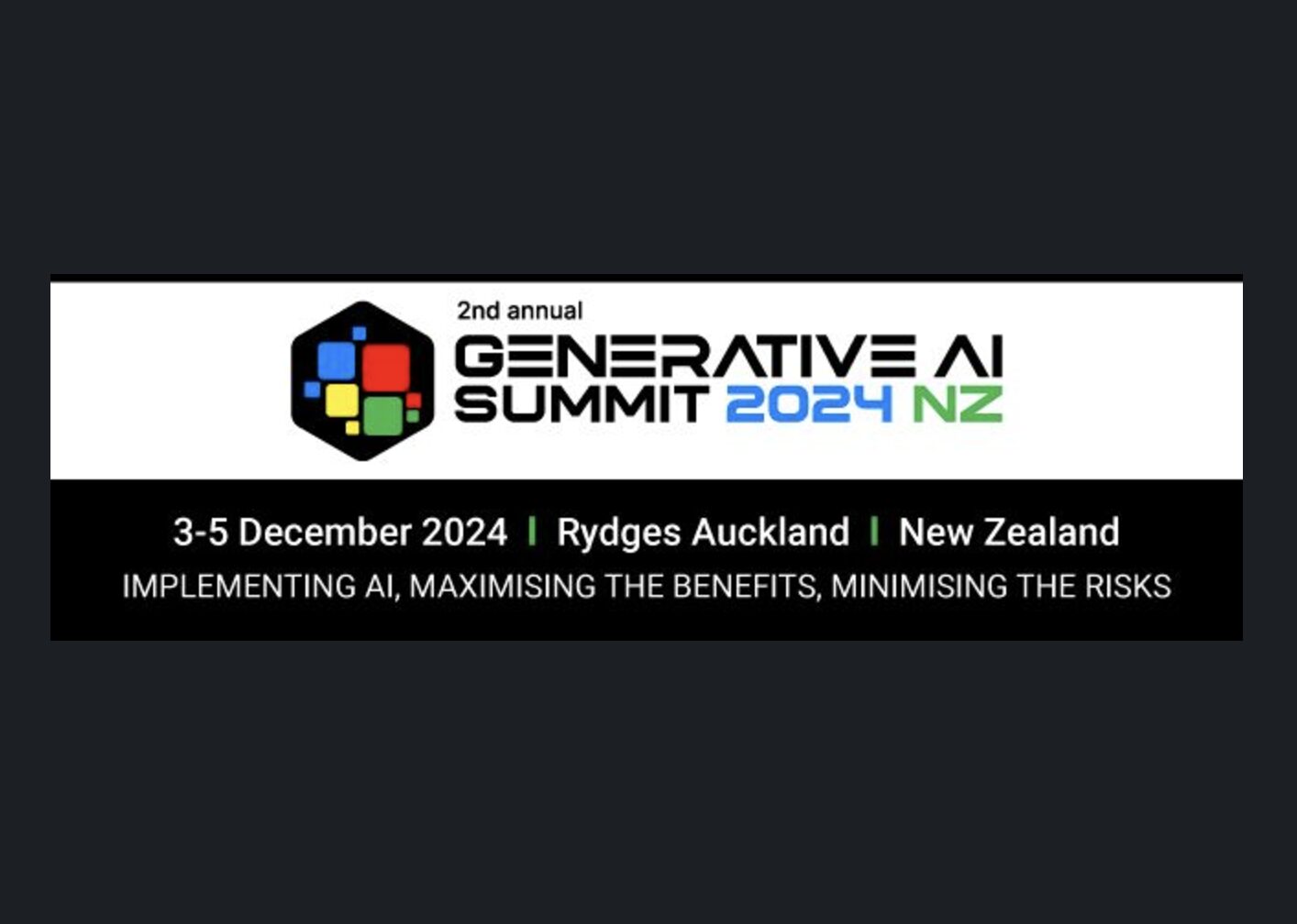 2nd Annual Generative AI Summit 2024 NZ - Inside Government NZ