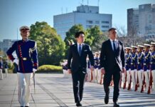 Defence Minister bound for Japanese security talks